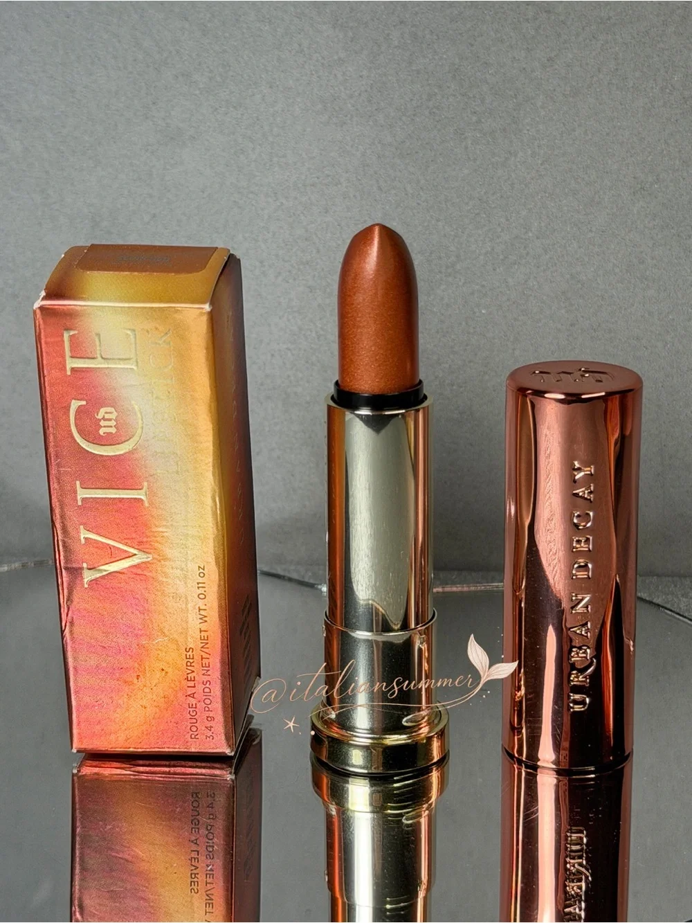 Urban Decay Vice Lipstick Scorched Full Size New In Box